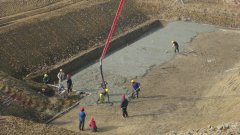 婁宋站基礎(chǔ)墊層施工