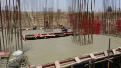 婁宋站混凝土澆筑